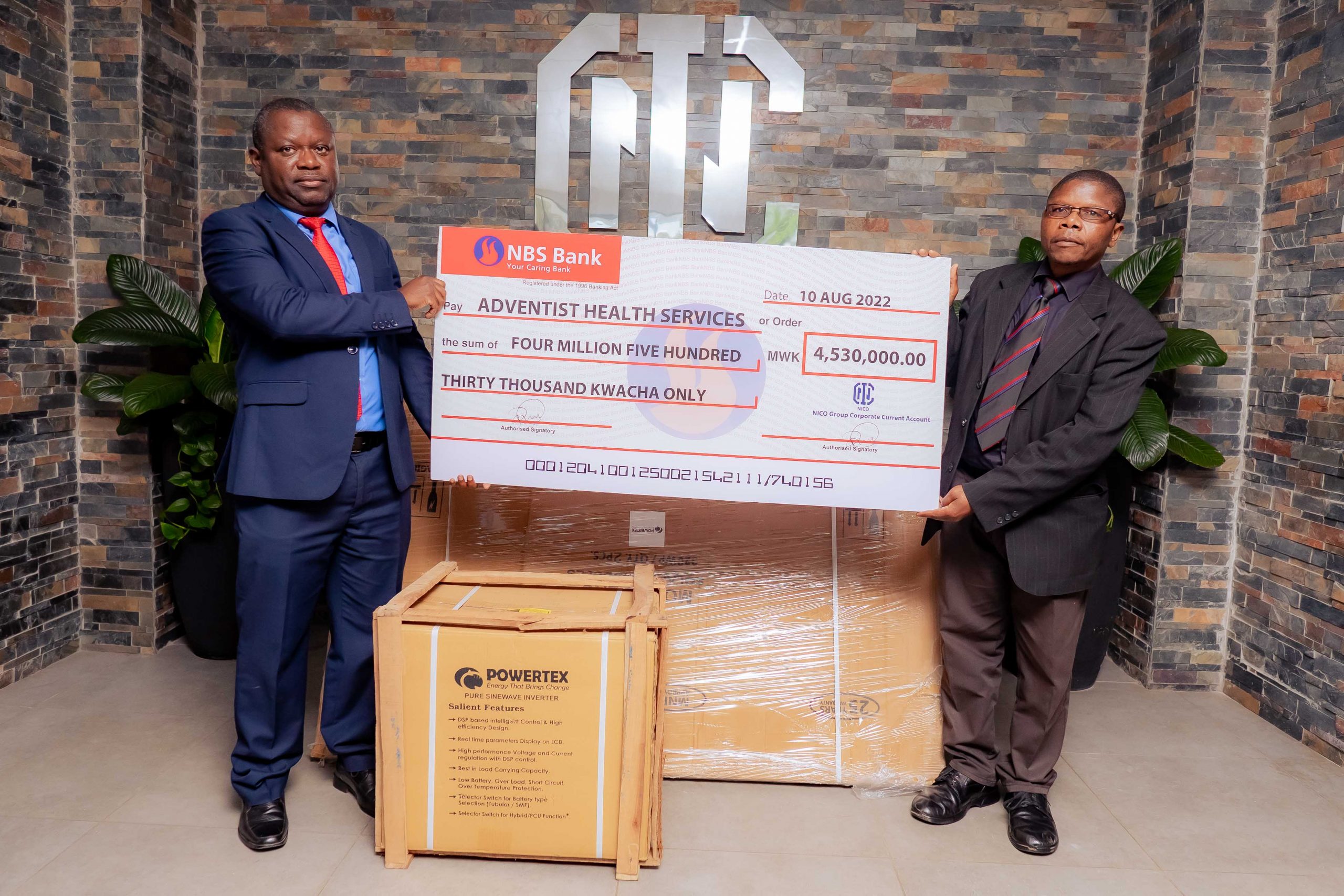 NICO Group donates to Adventist Health Services